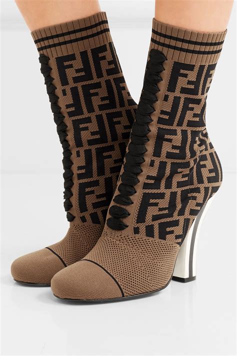 fendi knit boots|fendi boots for women.